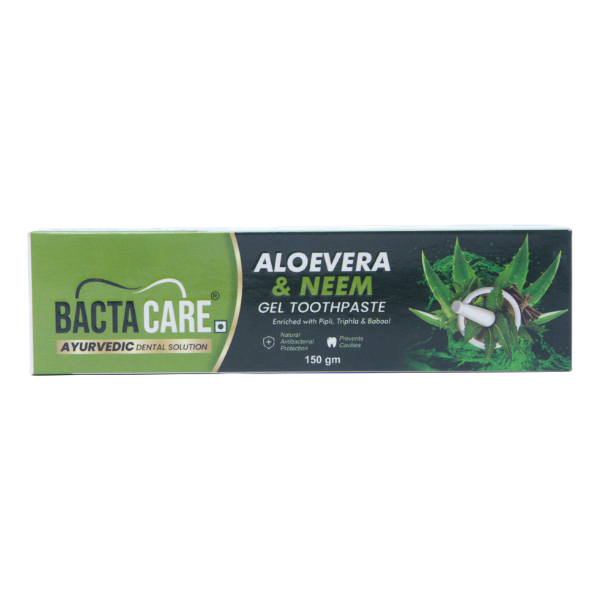 BACTACARE ALOEVERA & NEEM GEL TOOTHPASTE 150 GM